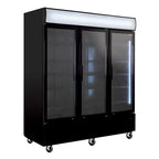 Armoire à boissons ECO 1500 avec portes battantes et fronton lumineux