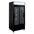 Armoire à boissons ECO 630 avec enseigne lumineuse et portes coulissantes