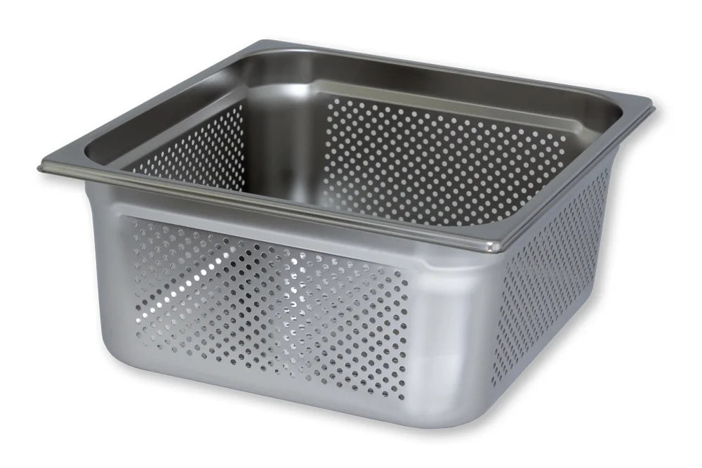 Bac GN Rieber en acier inoxydable GN 2/3 perforé - 150 mm, capacité : 11,8 litres, Mod. 23 154