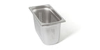 Bac GN Rieber en acier inoxydable GN 1/3 perforé - 200 mm, capacité : 6,6 litres, Mod. 13 204