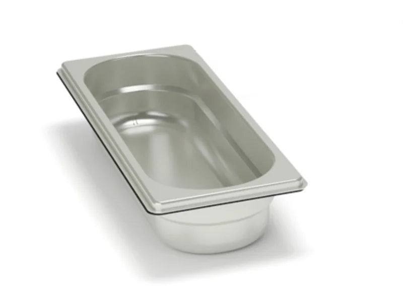 Bac GN Rieber en acier inoxydable GN 2/8 - 200 mm, capacité : 5,6 litres, Mod. 28 200