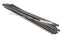 Pailles à boire APS SMALL en acier inoxydable - bronze rouge, 10 pièces, y compris une brosse de nettoyage