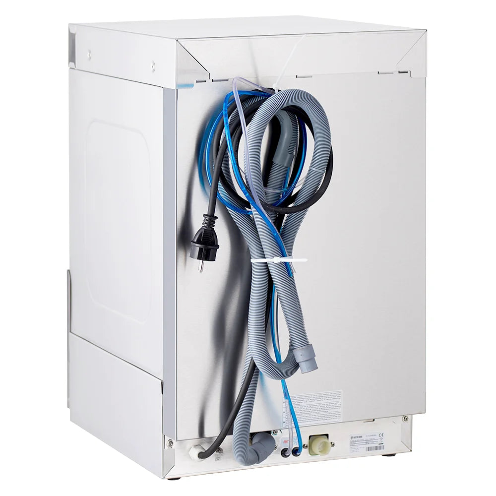 Lave-verres ECO 35x35 cm, avec doseur de détergent et de liquide de rinçage, avec pompe de vidange, fabriqué en Europe, 230 V