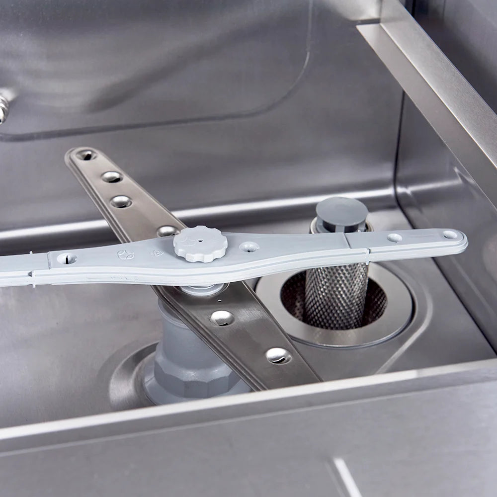 Lave-verres ECO 35x35 cm, avec doseur de détergent et de liquide de rinçage, avec pompe de vidange, fabriqué en Europe, 230 V