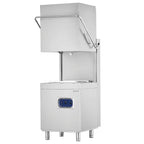 Lave-vaisselle à capot ECO 50x50 cm, avec doseur de détergent et de liquide de rinçage, avec pompe de vidange, fabriqué en Europe, 400 V