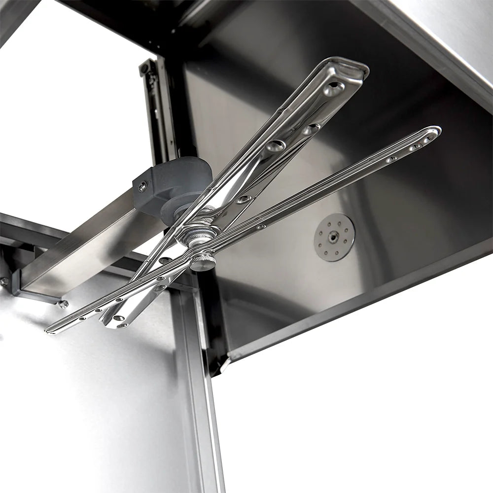 Lave-vaisselle à capot ECO 50x50 cm, avec doseur de détergent et de liquide de rinçage, fabriqué en Europe, 400 V