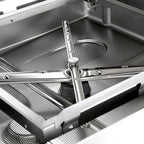 Lave-vaisselle à capot ECO 50x50 cm, avec doseur de détergent et de liquide de rinçage, avec pompe de vidange, fabriqué en Europe, 400 V