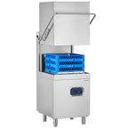 Lave-vaisselle à capot ECO 50x50 cm, avec doseur de détergent et de liquide de rinçage, fabriqué en Europe, 400 V