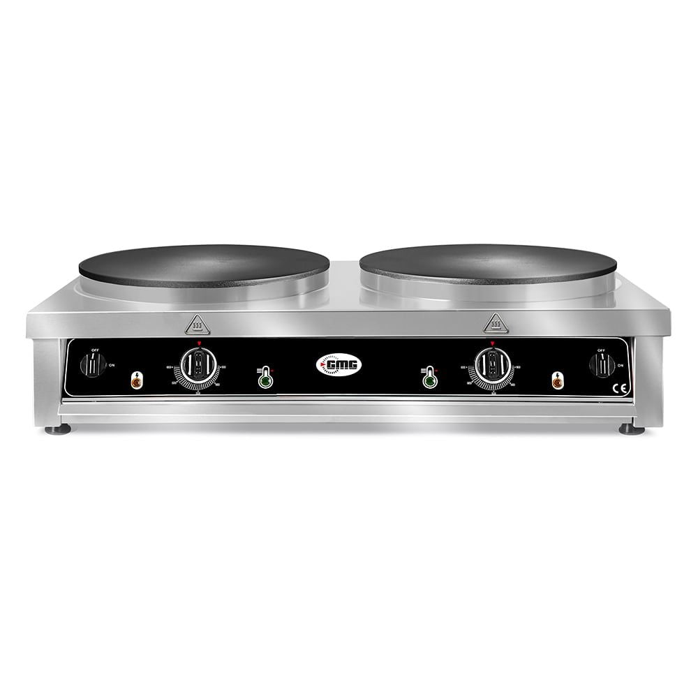 Crêpière électrique GMG 40 + 40 cm avec tiroir