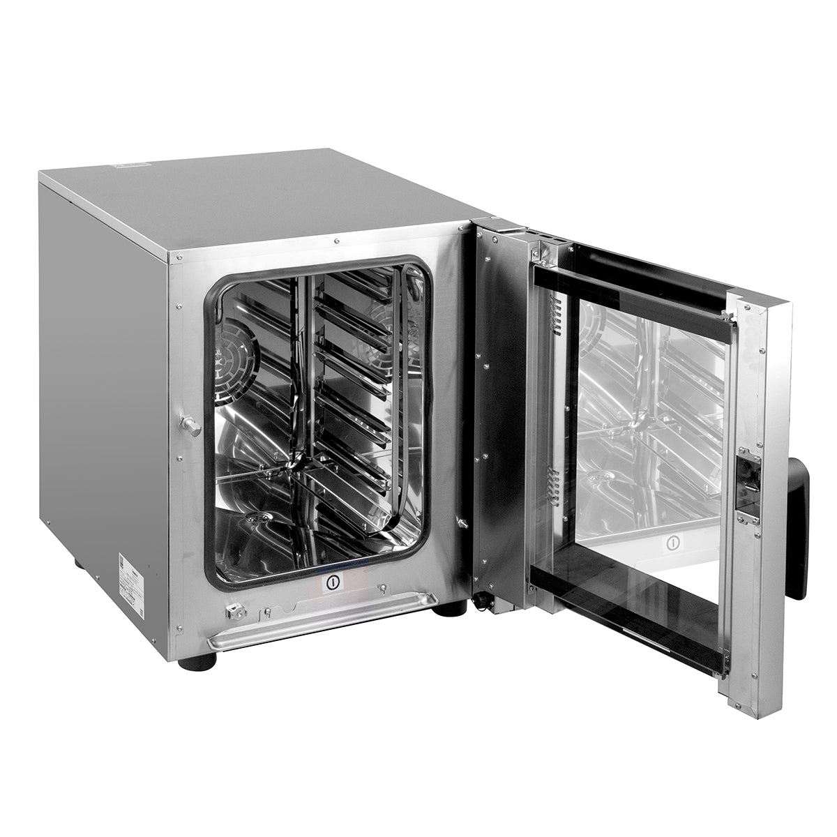 Tecnoeka Four électrique combiné numérique 5 x GN 2/3 avec commande manuelle et fonction vapeur