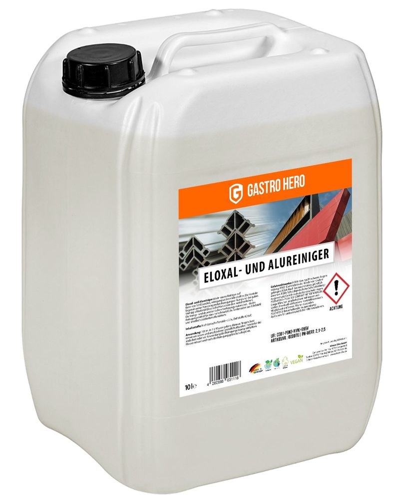 Nettoyant pour anodisation et aluminium 10L
