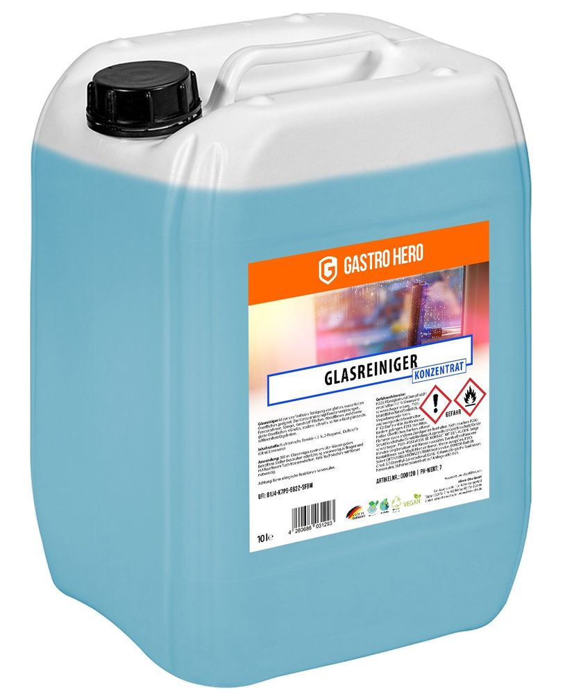 Nettoyant concentré pour vitres 10L
