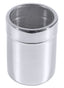 Saupoudreuse en acier inoxydable 18/10, 0,3 l., diamètre 7cm, hauteur 9,5cm