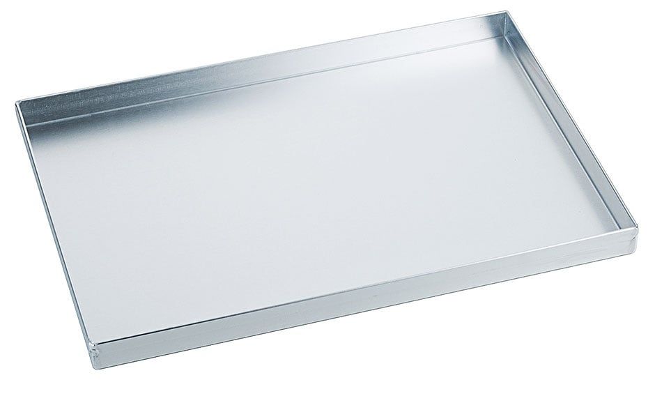 Plaque de cuisson, aluminium, teintée, L x l x H : 30 x 20 x 2,5cm