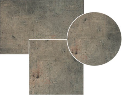 Plateau de table Topalit Smartline Concrete 700 x 700 mm - Gris foncé