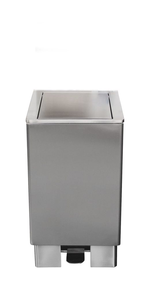 Poubelle Apollo en acier inoxydable avec amortisseur hydraulique - 60L