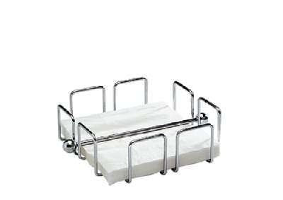 Porte-serviettes APS, - WIRE - 19 x 19 cm, hauteur : 6,5 cm