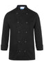 Veste de cuisine pour homme, basique, noire, taille : M