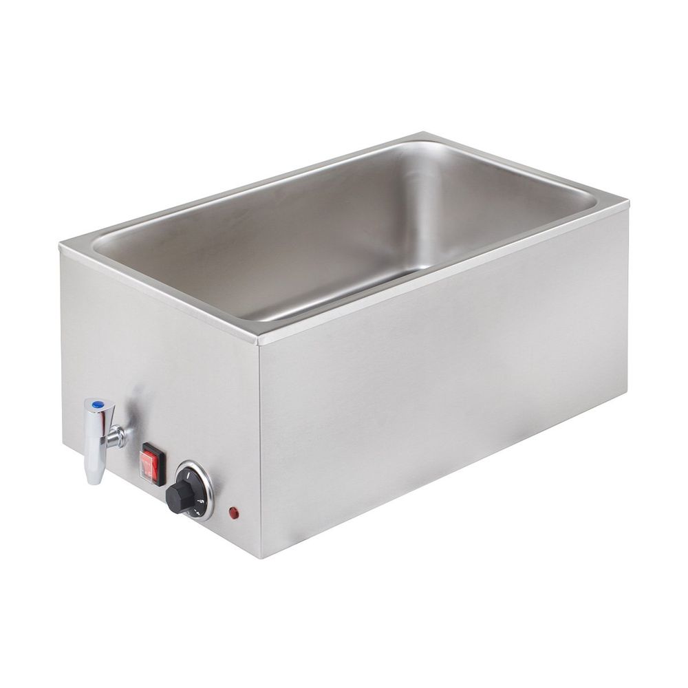 Bain-marie ECO GN 1/1 - 150 mm, avec robinet de purge