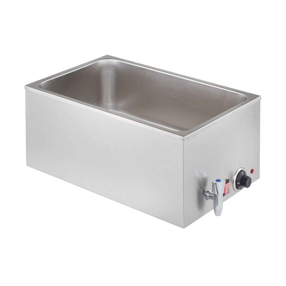 Bain-marie ECO GN 1/1 - 150 mm, avec robinet de purge