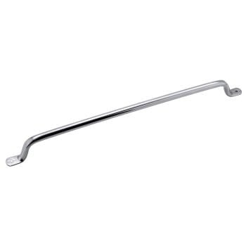 Rail de suspension en acier inoxydable 18/10, forte brillance, longueur 45,5 cm