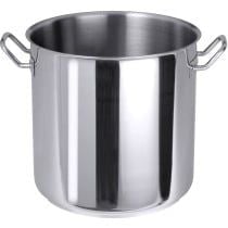 Marmite haute série 2000 avec poignées en acier inoxydable, diamètre 33cm, contenance 25 l