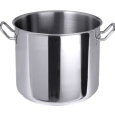 Casserole moyenne-haute avec poignées en acier inoxydable, Série 2000, capacité : 22 l