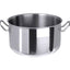 Faitout plat série 2000 avec poignées en acier inoxydable ; diamètre 28 cm ; 15 l
