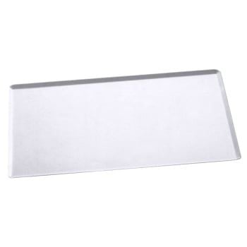 Plaque de cuisson, aluminium, teintée, L x l x H : 48 x 32 x 2,5 cm