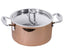 Faitout en cuivre, 20 cm, matériau multicouche