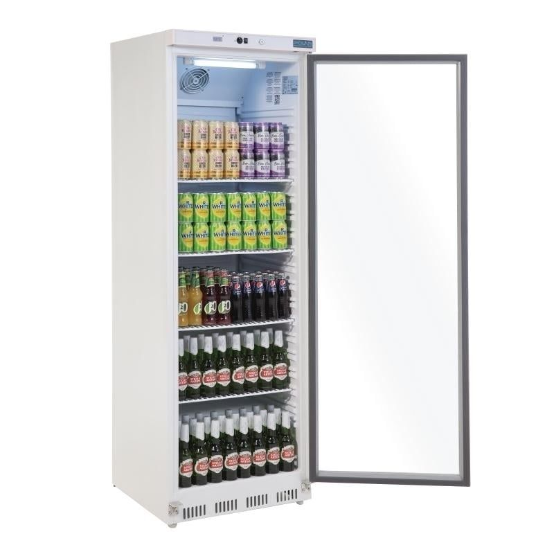 Vitrine réfrigérée positive blanche Polar Série C 400L