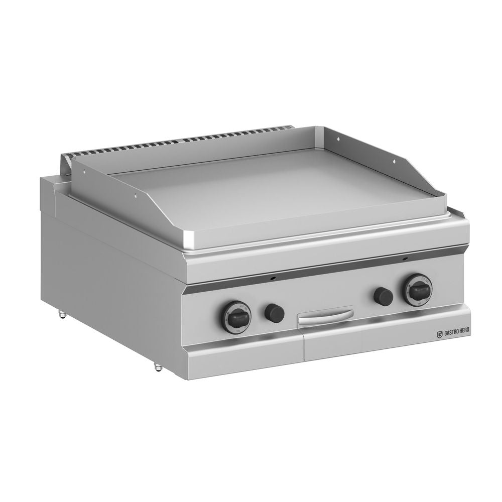 Plancha à gaz série 77 – 70/70, lisse – appareil de table