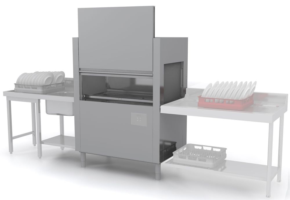 Lave-vaisselle à avancement automatique Dexion D821LTDS avec entrée à gauche