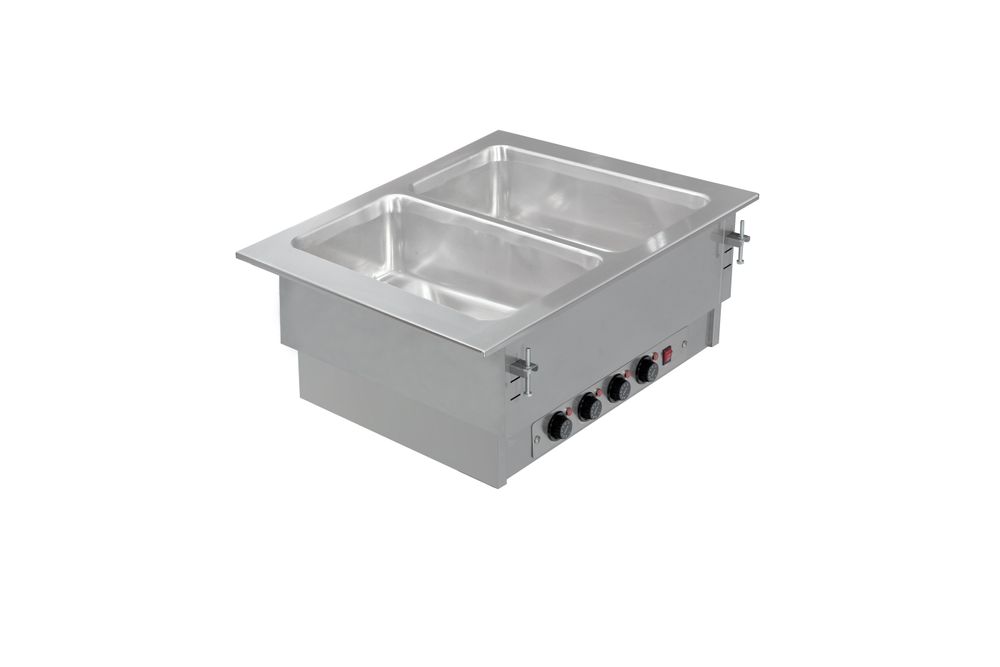 Bain-marie à encastrer 2 GN1/1 Individuel