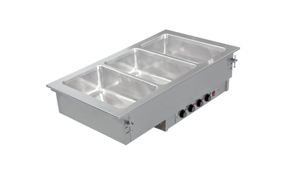 Bain-marie à encastrer 3 GN1/1 Individuel