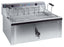 Friteuse électrique pour pâtisseries Profi 37 l avec robinet de purge, 400 V
