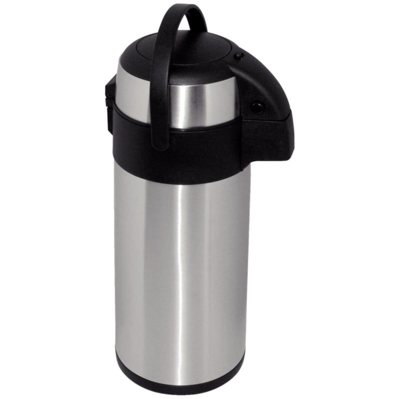 Bouteille isotherme à pompe Olympia en acier inoxydable de 5 litres