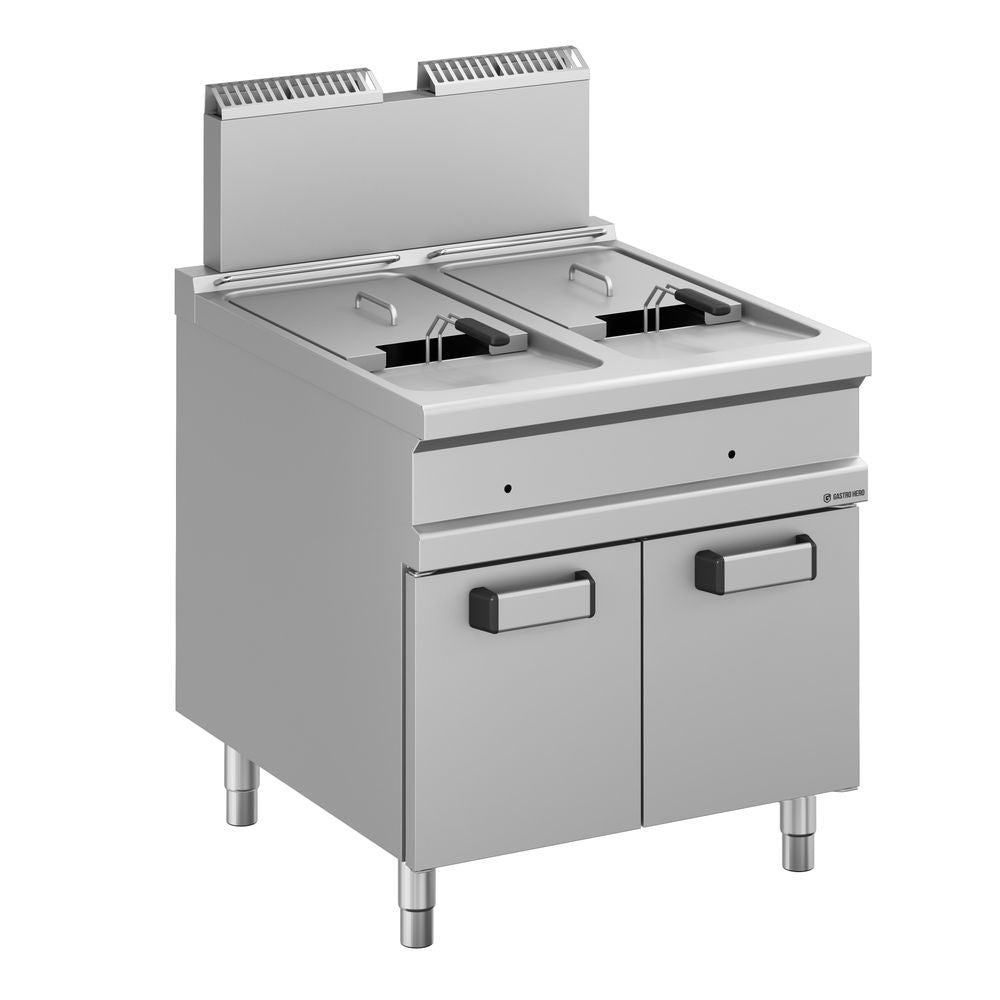 Friteuse à gaz série 98 - 80/90 18+18 l