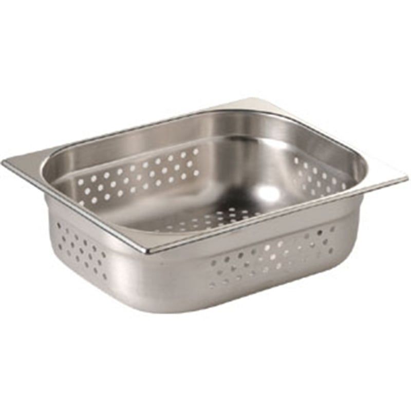 Bac gastronorme perforé ECO GN 1/2 Vogue en inox - 65 mm