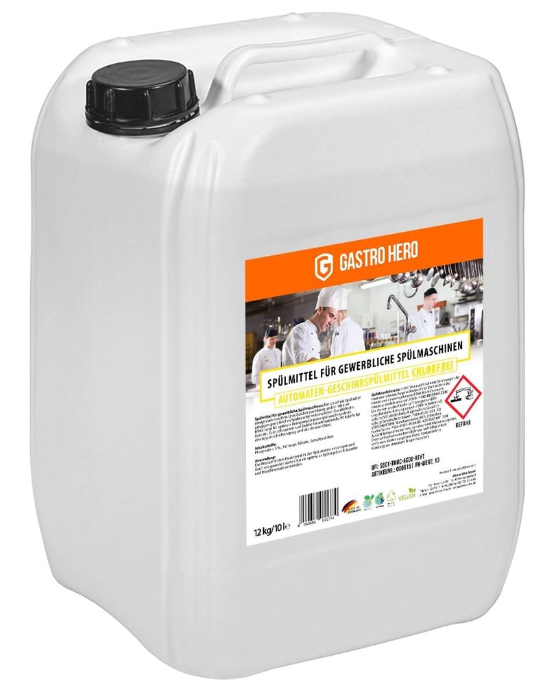 Liquide vaisselle pour lave-vaisselle professionnels SANS CHLOR 10l