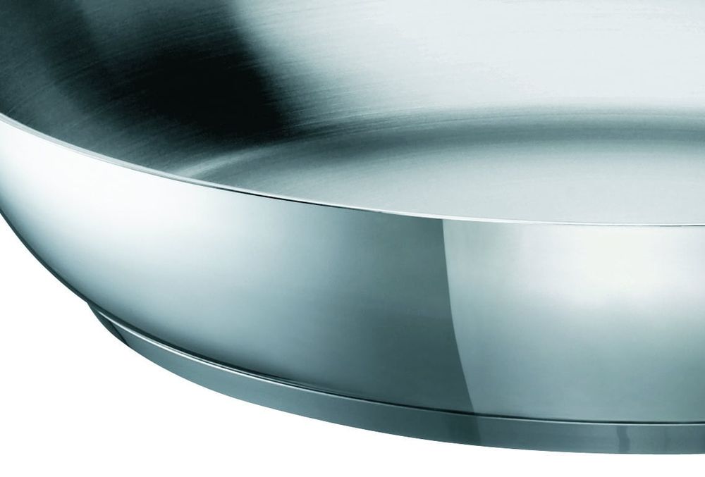 Poêle à frire Industar, acier inoxydable, nue, 28cm