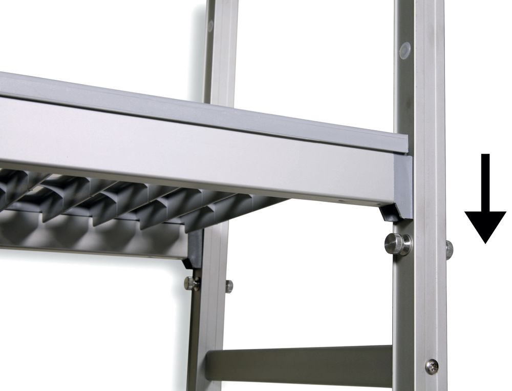 Rayonnage  Profi 2 825 x 400 x 1 670 mm, 4 étagères