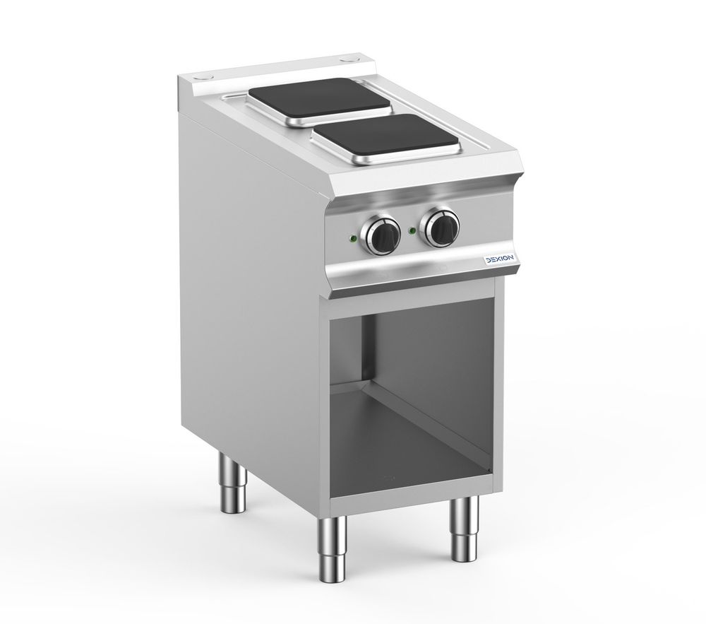 Cuisinière électrique Dexion Lux 700 - 40/73, surfaces de cuisson de cuisson carrées