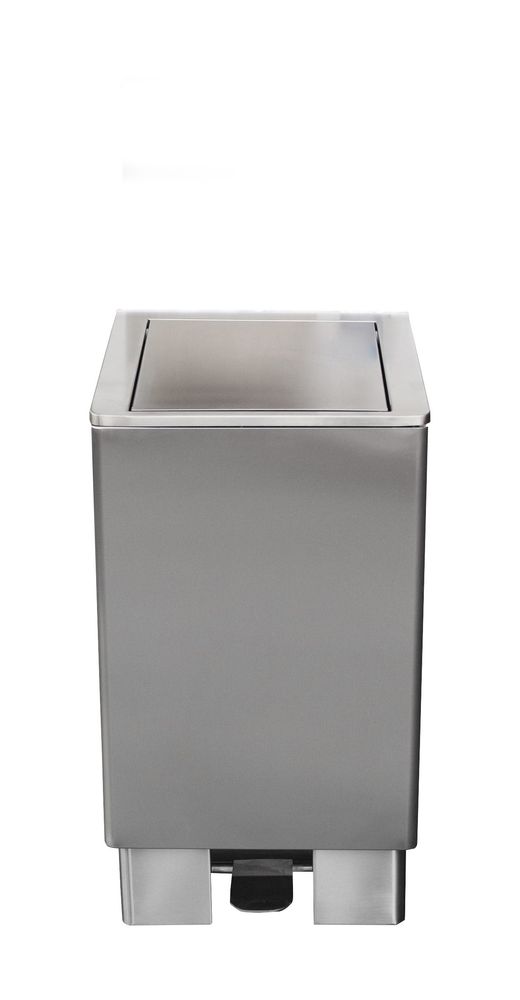 Poubelle Mars en acier inoxydable avec amortisseur hydraulique - 120L