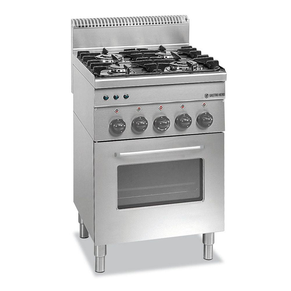 Fourneau à gaz série 66 - 60/60 avec four à gaz et grill électrique