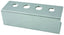 Porte-cône à glace, 4 logements, 2 x 31 mm, 2 x 26 mm, 27 cm x 9,5 cm, hauteur 9 cm