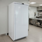 Armoire réfrigérée ECO – volume réfrigéré 590 litres, avec 1 porte, verrouillable, blanche