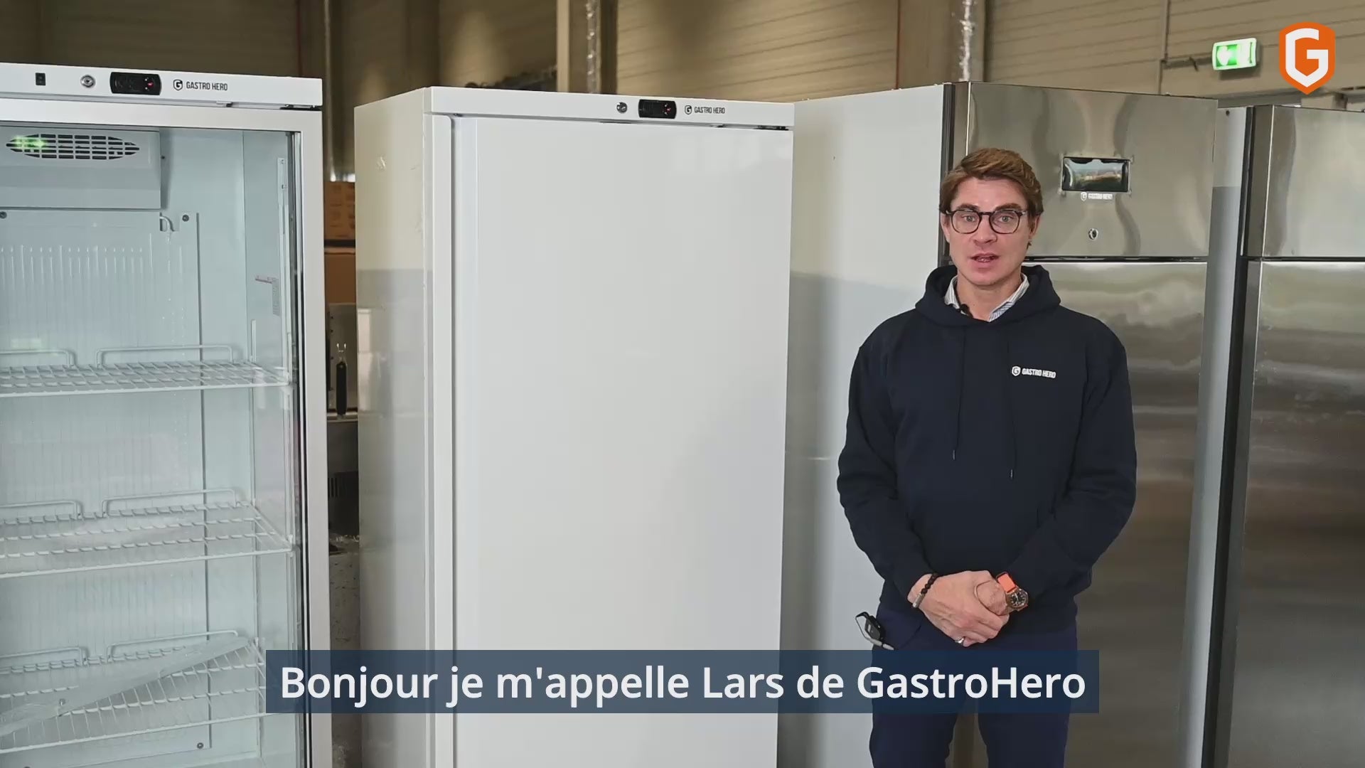 Armoire réfrigérée ECO – volume réfrigéré 590 litres, avec 1 porte, verrouillable, blanche