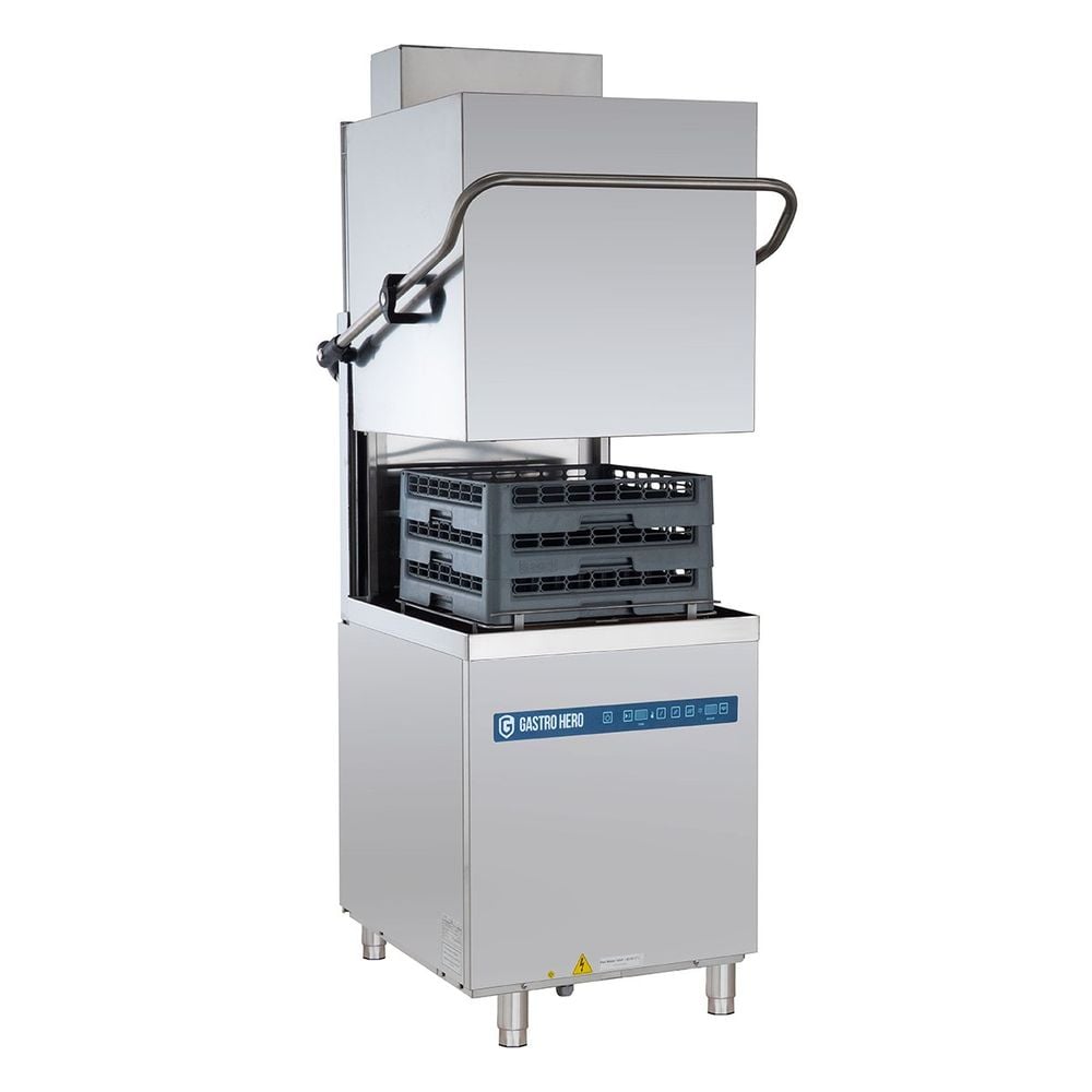 Lave-vaisselle à capot PROFI 54SL 400 V avec pompe à lessive et récupération de chaleur