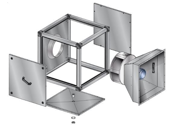 Airbox de type GBV-500 EC/ 400 V